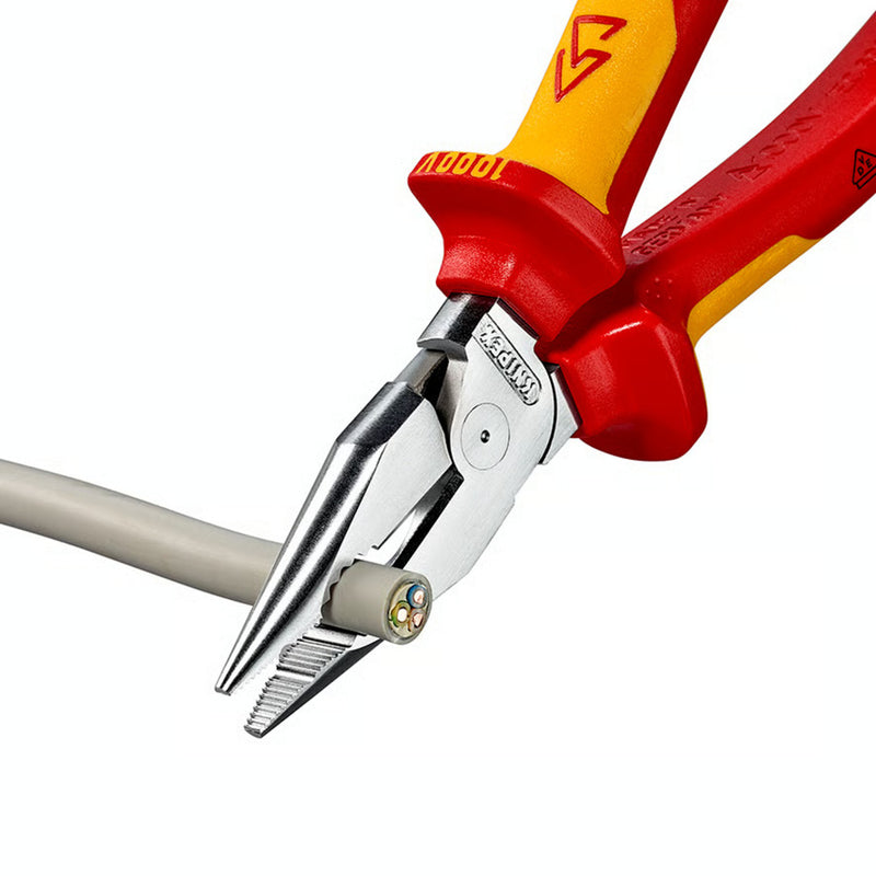 Load image into Gallery viewer, Knipex spitse kombitang combinatietang (rood geel)