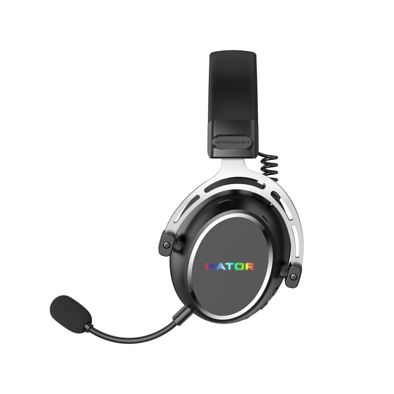 Load image into Gallery viewer, Hator hypergang 3 wireless over-ear gaming headset (zwart, rgb, 2.4ghz bluetooth usb)