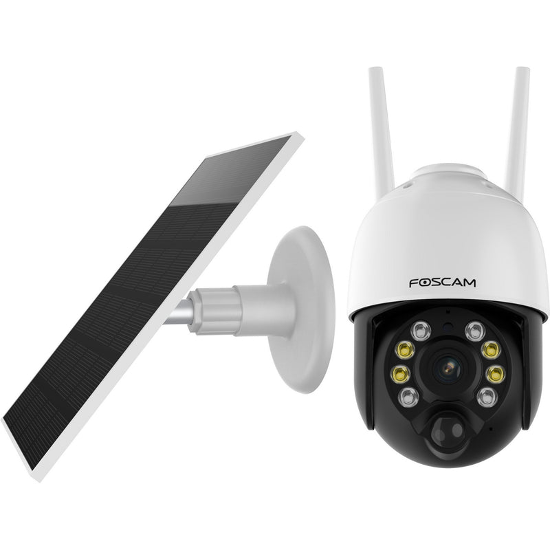 Afbeelding laden in galerijviewer, Foscam b4, 100% draadloze 2k 4mp pan tilt batterijcamera (wit)