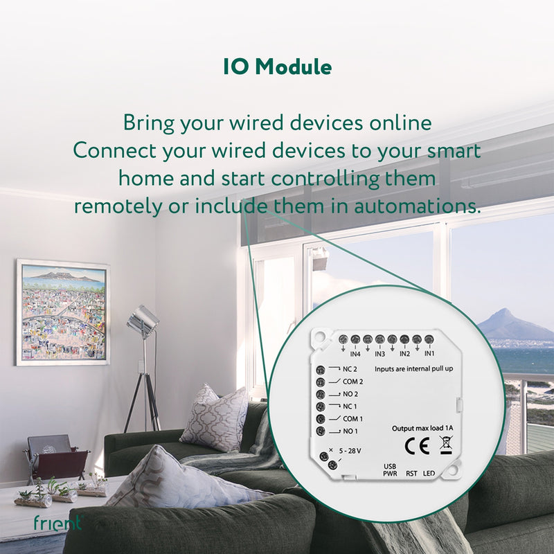 Load image into Gallery viewer, Frient io module schakelaar (wit, zigbee 3.0)