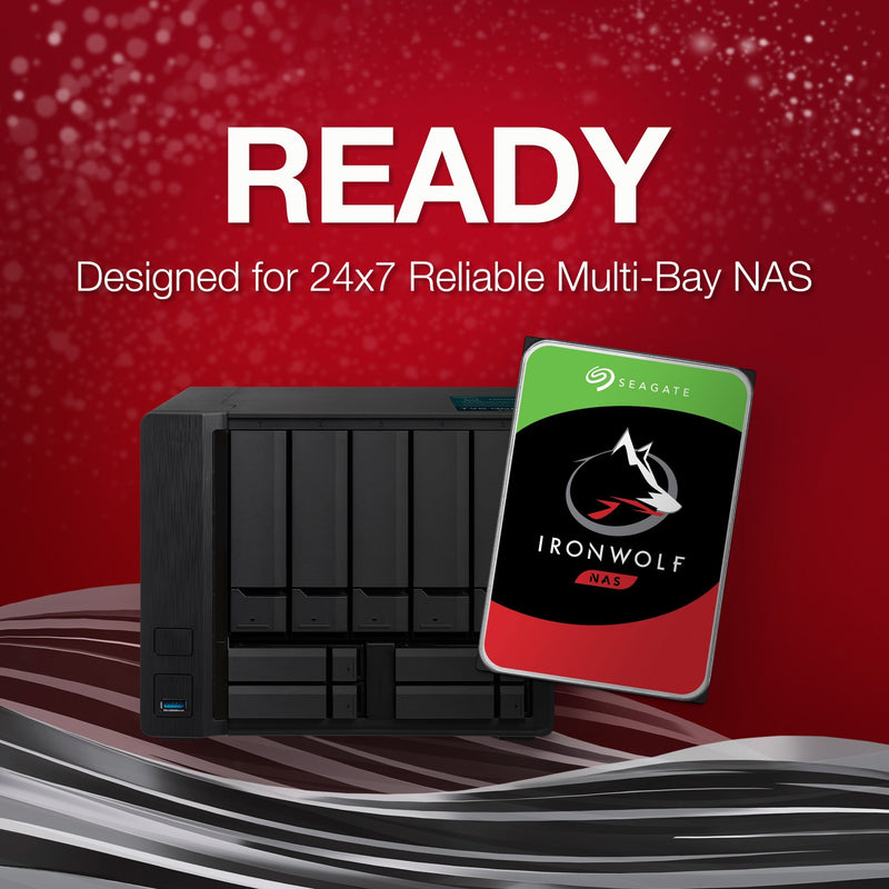 Load image into Gallery viewer, Seagate ironwolf 4 tb harde schijf (st4000vn006, sata 600, 24 7)