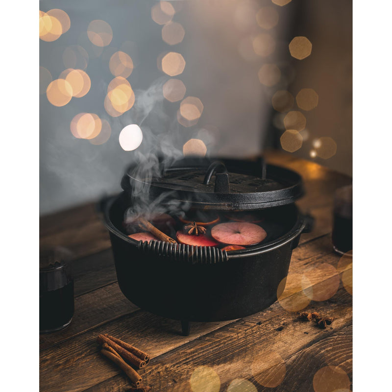 Afbeelding laden in galerijviewer, The windmill dutch oven 4,5 qt kookpan (zwart, ø 25.5 cm | 3.8 liter)