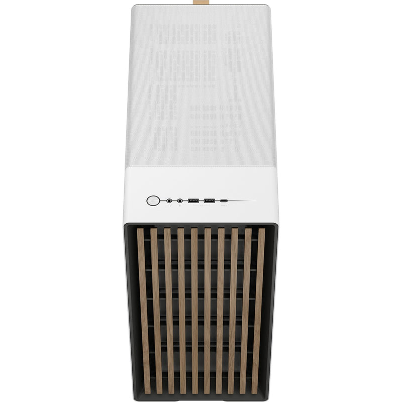 Load image into Gallery viewer, Fractal design north midi tower behuizing (wit houtkleur | 2x usb-a | 1x usb-c | tempered glass)
