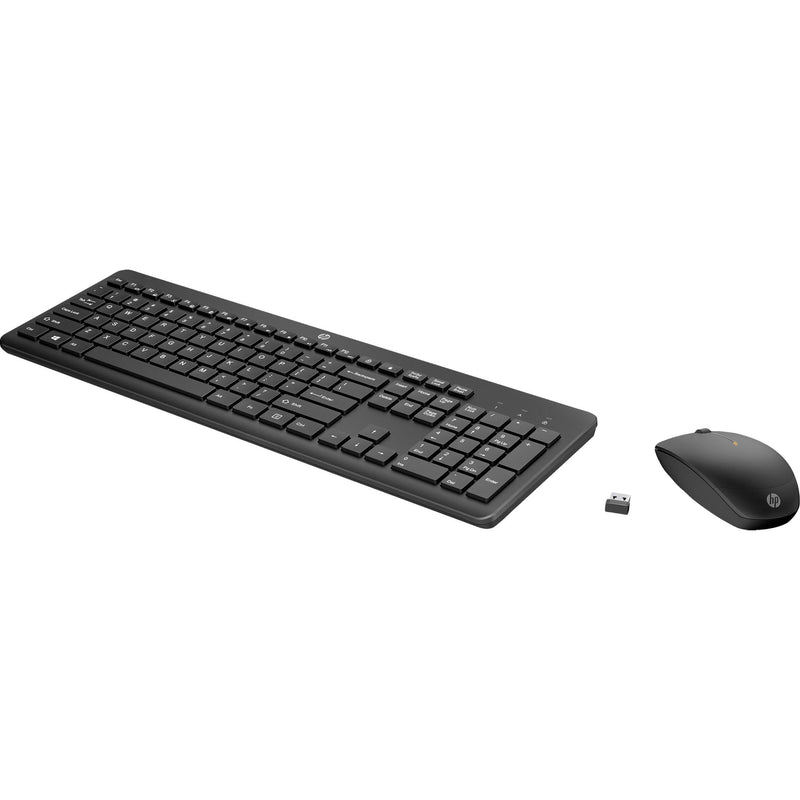 Load image into Gallery viewer, Hp 235 draadloze muis en toetsenbordcombo desktopset (zwart, be lay-out (azerty), plunger, 100%)