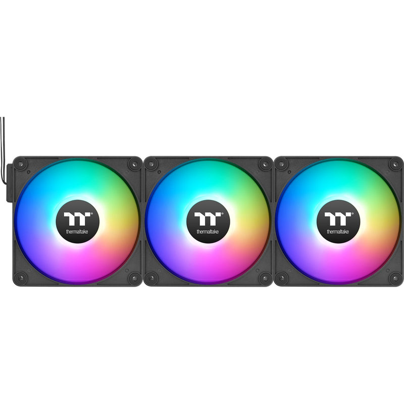 Load image into Gallery viewer, Thermaltake ct120 ex reverse argb sync pc cooling fan (3-fan pack) case fans (zwart, 3 stuks, 120 x 120 x 25 mm, pwm)