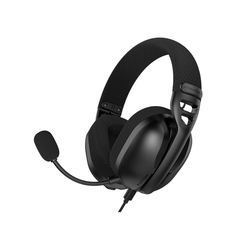 Load image into Gallery viewer, Hator hyperpunk 3 usb over-ear gaming headset (zwart, virtual 7.1 surround sound, usb-a usb-c bluetooth)