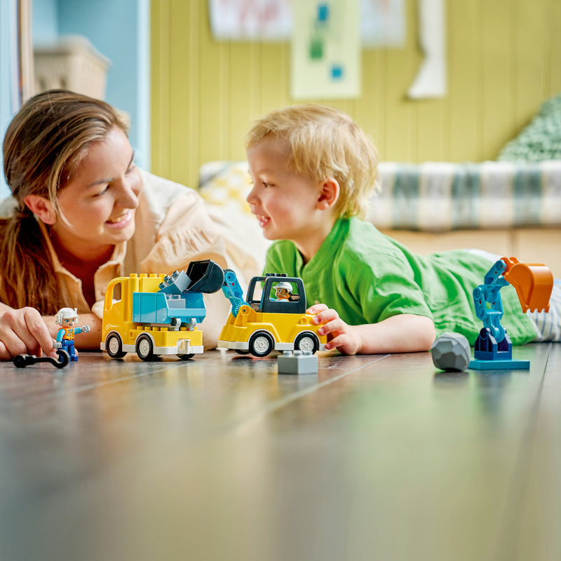 Load image into Gallery viewer, Lego duplo 10475 3-in1 bouwvoertuigen