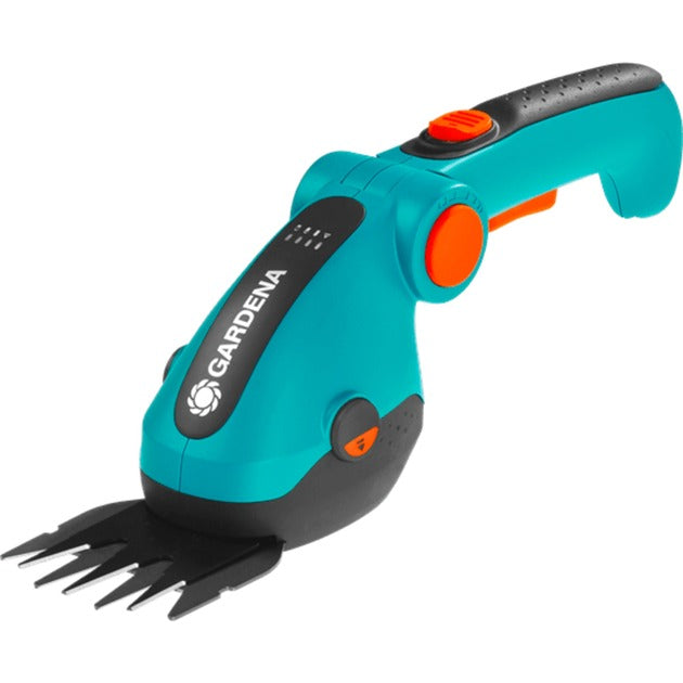 Load image into Gallery viewer, Gardena accu gras- buxusschaar comfortcut li grasschaar (turquoise zwart, incl. li-ion-accu 3,0ah)