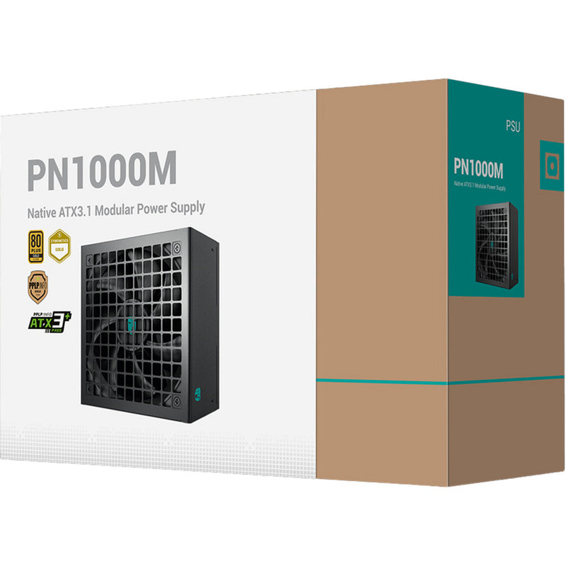 Afbeelding laden in galerijviewer, Deepcool pn1000-m modulaire 1000 watt voeding (1x 12v-2x6, 3x pcie)