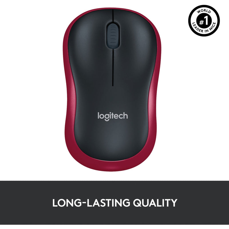 Load image into Gallery viewer, Logitech wireless mouse m185 (rood, retail)