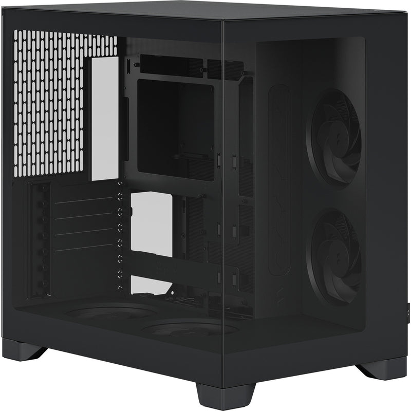 Afbeelding laden in galerijviewer, Fractal design pop 2 vision midi tower behuizing (zwart | 1x usb-a | 1x usb-c | tempered glass)