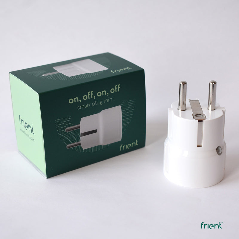 Load image into Gallery viewer, Frient smart plug mini 2 type e (frans) stekker (wit, zigbee 3.0)