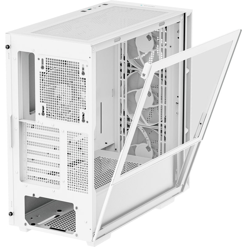Load image into Gallery viewer, Deepcool ch560 midi tower behuizing (wit | 1x usb-a | 1x usb-c | rgb | tempered glass)