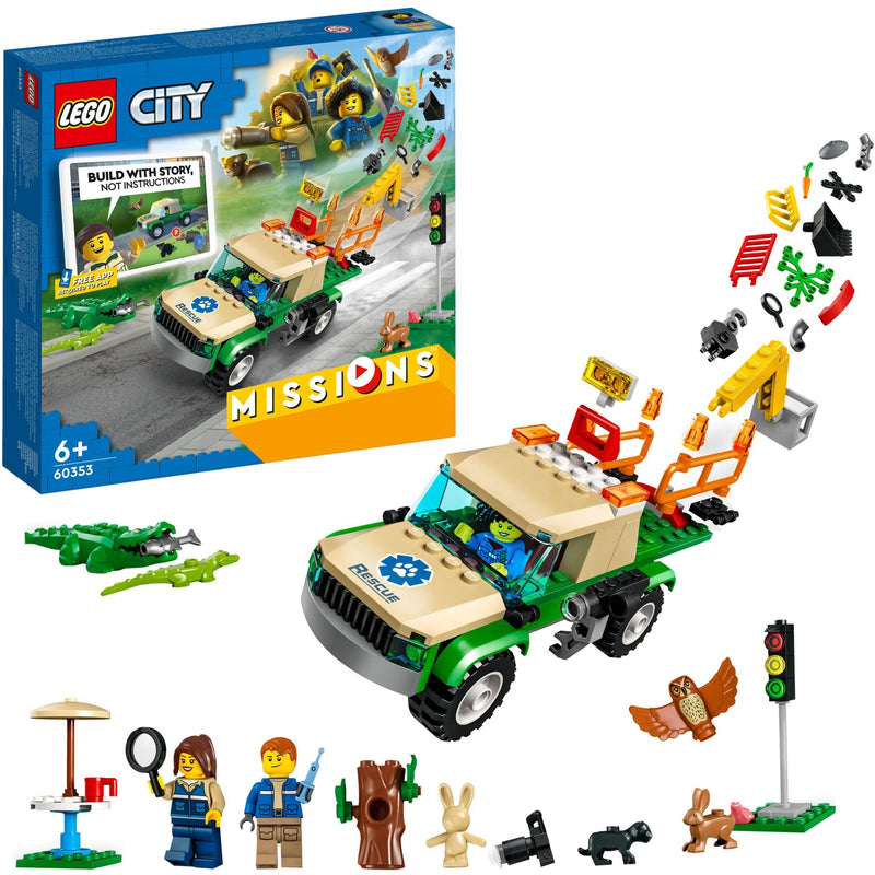 Load image into Gallery viewer, Lego city - wilde dieren reddingsmissies constructiespeelgoed (60353)