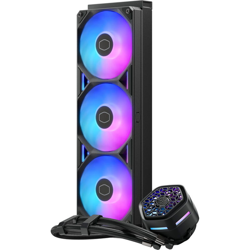Load image into Gallery viewer, Cooler master masterliquid 360 atmos ii vrm fan argb waterkoeling (zwart)
