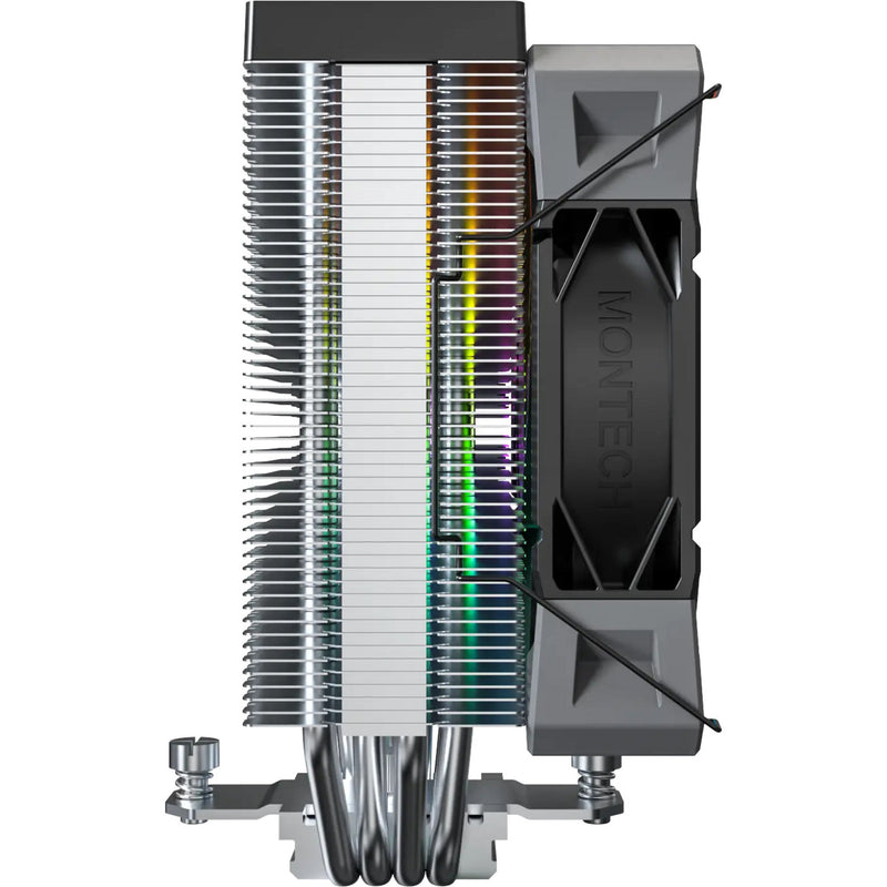 Load image into Gallery viewer, Montech nx400 argb cpu-koeler (zwart, 4-pin pwm)