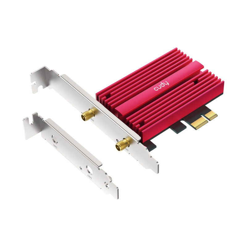 Load image into Gallery viewer, Cudy AX5400 Wi-Fi 6E Bluetooth 5.3 PCI-E Adapter