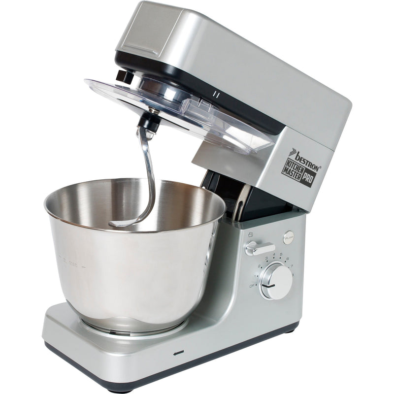 Load image into Gallery viewer, Bestron akm1600s 4-in-1 keukenmachine kitchen master pro (zilver)