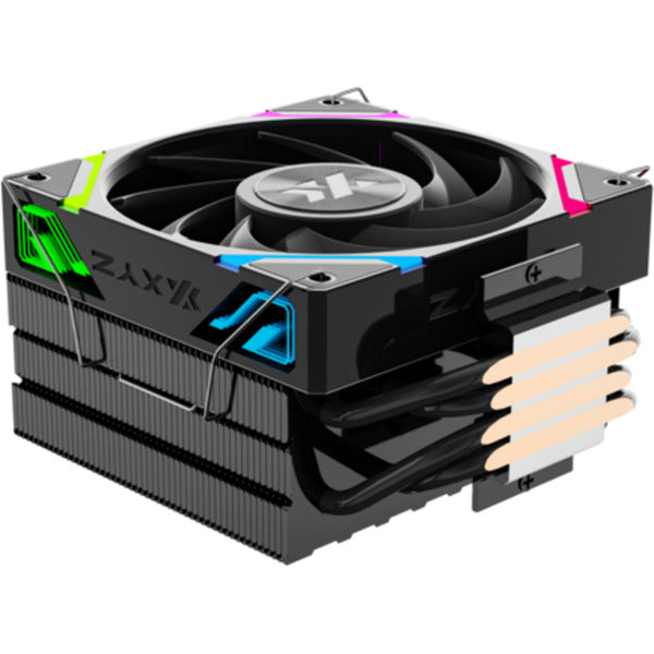 Afbeelding laden in galerijviewer, Xyz pc gear thermax 4 rgb cpu-koeler (zwart, argb, pwm)