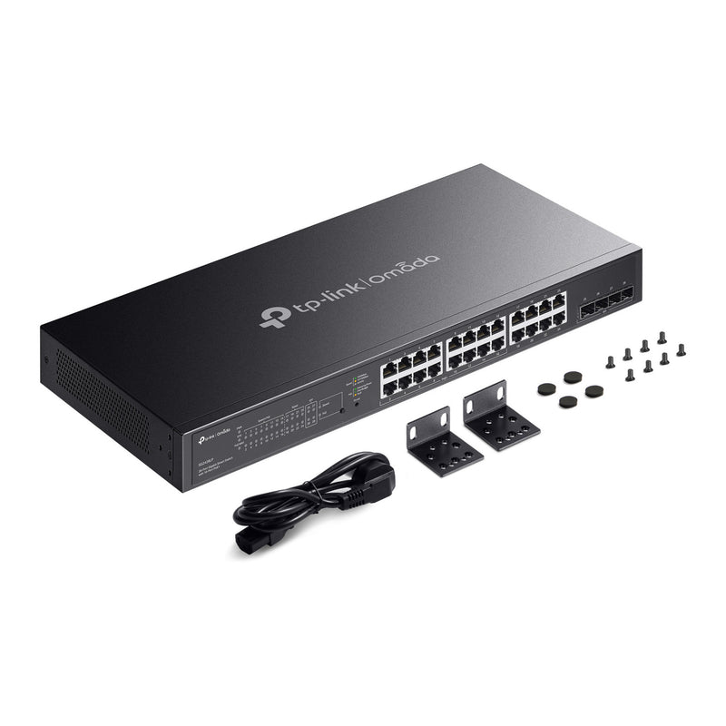 Load image into Gallery viewer, Tp-link omada sg2428lp 28-poorts gigabit smart switch (zwart, 16x poe+)