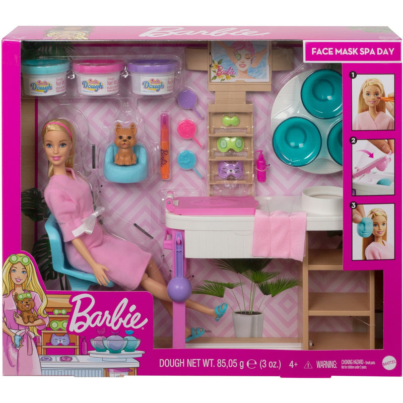 Load image into Gallery viewer, Barbie face mask spa day speelset pop