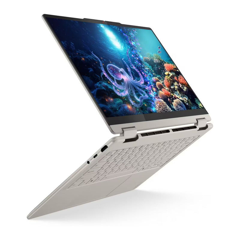 Load image into Gallery viewer, Lenovo yoga 7 2-in-1 14ill10 (83jq00fvmh) 14 copilot+ laptop (hoogglans wit | core ultra 5 226v | intel arc graphics 130v | 16 gb | 512 gb ssd | touch)