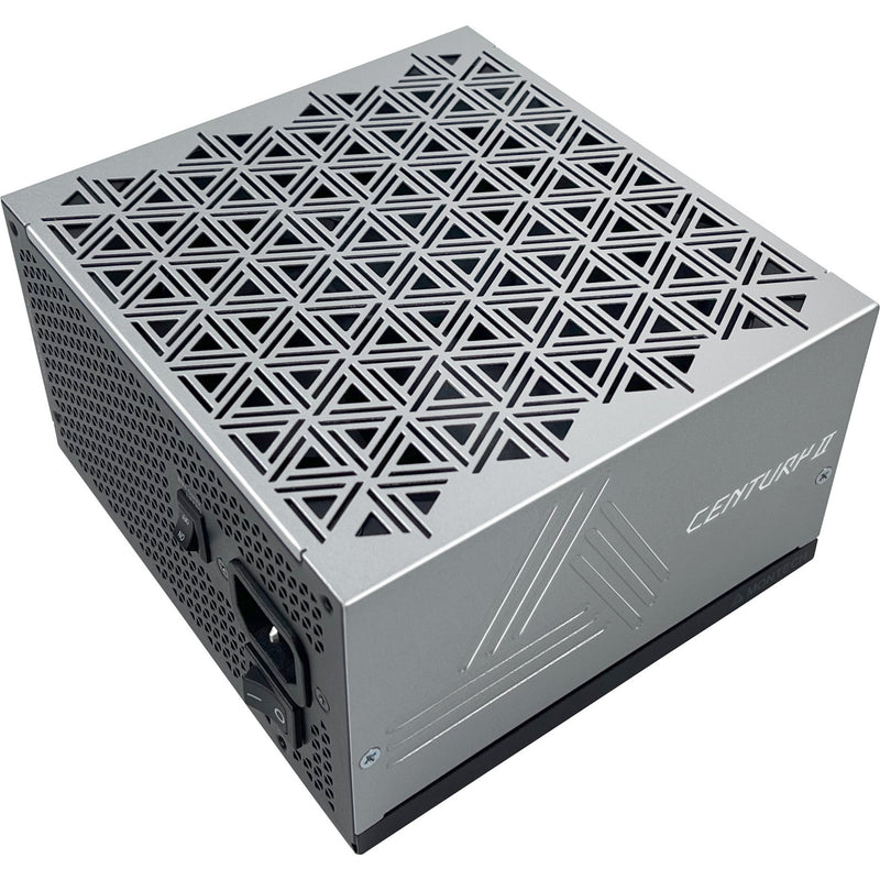 Load image into Gallery viewer, Montech century ii modulaire 1200 watt voeding (zilver, 1x 12v-2x6, 6x pcie)