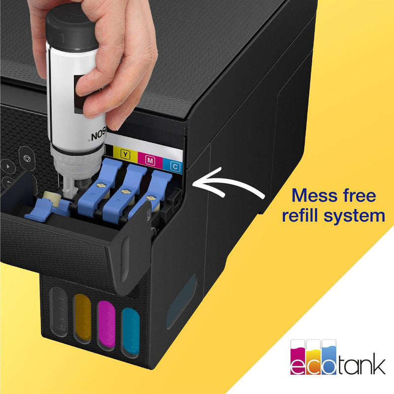 Load image into Gallery viewer, Epson ecotank et-2871 a4 multifunctionele wi-fi-printer met inkttank all-in-one inkjetprinter (zwart, scannen, kopiëren, wi-fi, inclusief tot 3 jaar inkt)