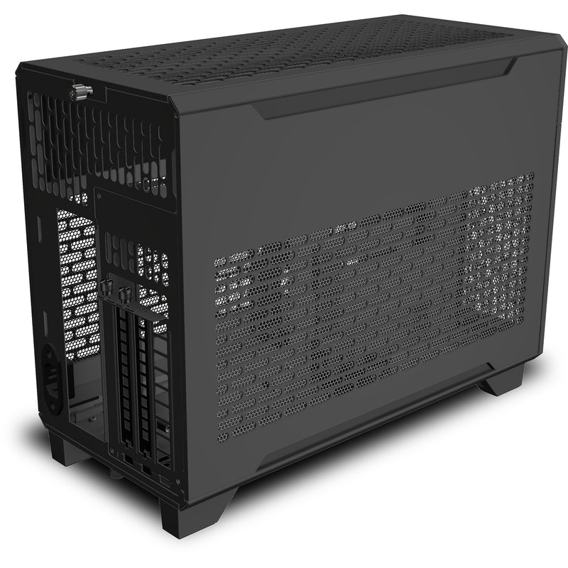 Load image into Gallery viewer, Thermaltake tr100 mini tower behuizing (zwart | 2x usb-a | 1x usb-c)
