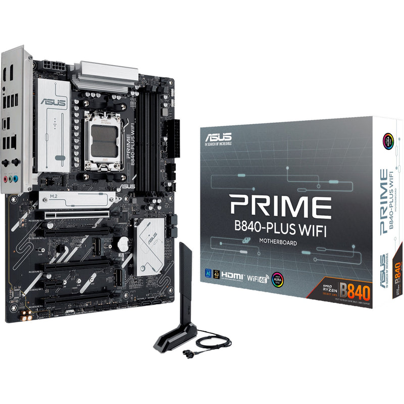 Load image into Gallery viewer, Asus prime b840-plus wifi socket am5 moederbord (raid, 2.5 gbe-lan, wi-fi 6e, bt, sound, atx)
