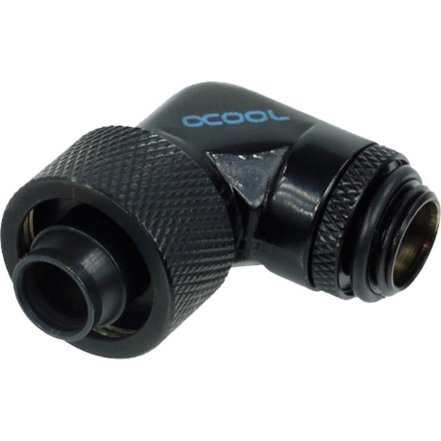 Load image into Gallery viewer, Alphacool 16 10 compression fitting 90° draaibaar g1 4 verbinding (zwart)