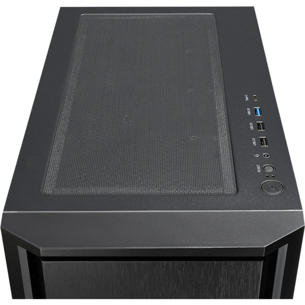 Afbeelding laden in galerijviewer, Chieftec pro midi q midi tower behuizing (zwart | 3x usb-a | 1x usb-c)