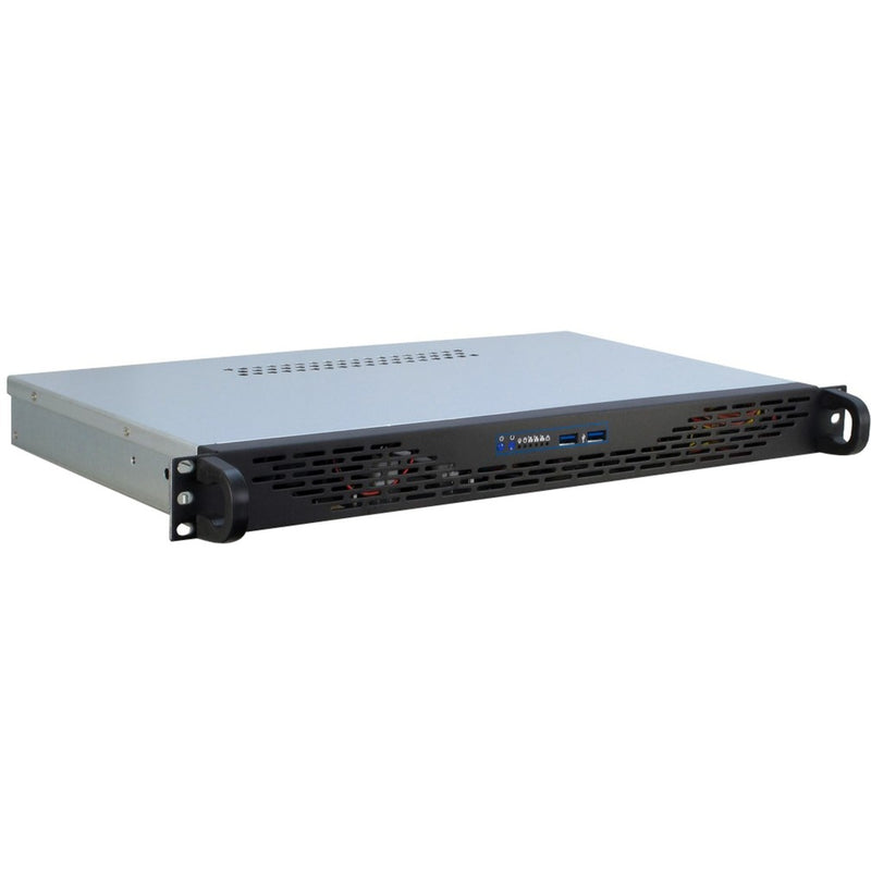 Load image into Gallery viewer, Inter-tech 1u k-125l rack behuizing (zwart | 2x usb-a)