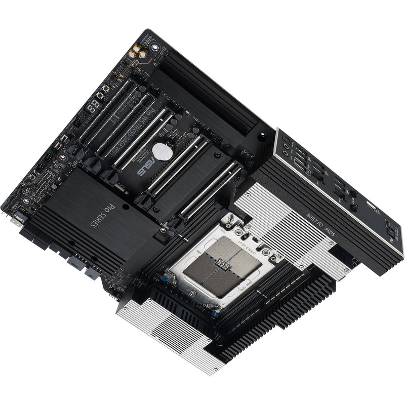 Load image into Gallery viewer, Asus pro ws trx50-sage wifi socket str5 moederbord (zwart grijs, raid, 10gb-lan, 2.5gb-lan, wi-fi 7, bt, sound, ceb)