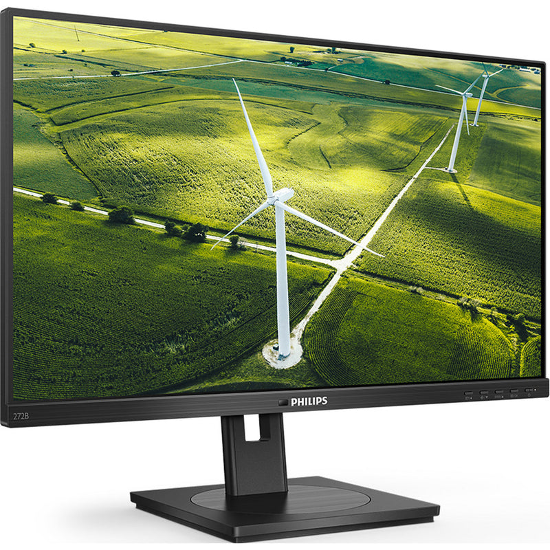Load image into Gallery viewer, Philips 272b1g 27 monitor (zwart, 75 hz, vga, dvi-d, displayport, hdmi, usb, audio)