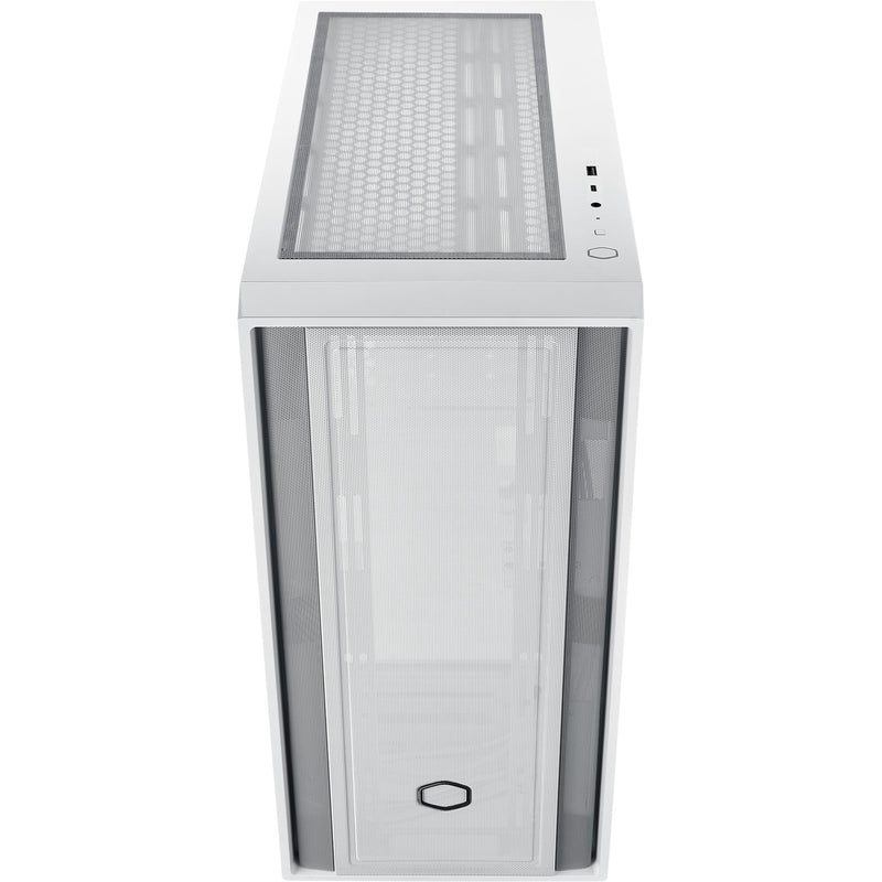 Load image into Gallery viewer, Cooler master masterbox 600 lite midi tower behuizing (wit | 2x usb-a | 1x usb-c | rgb | tempered glass)