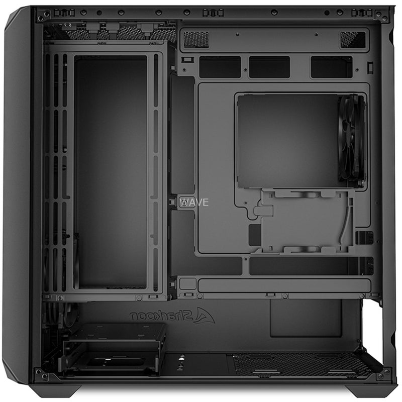 Load image into Gallery viewer, Sharkoon mk2 mini tower behuizing (zwart | 2x usb-a | 1x usb-c)