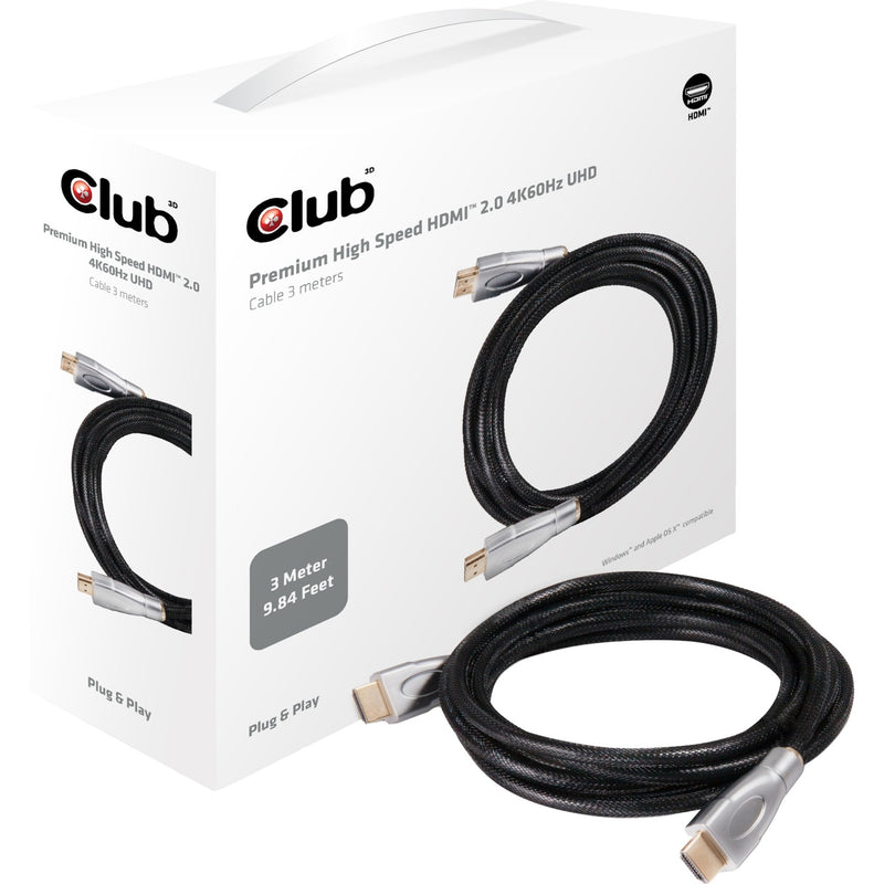 Load image into Gallery viewer, Club 3d hdmi 2.0 premium uhd kabel (3 meter)