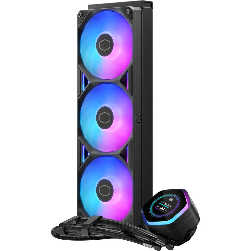 Load image into Gallery viewer, Cooler master masterliquid 360 atmos ii lcd argb waterkoeling (zwart)