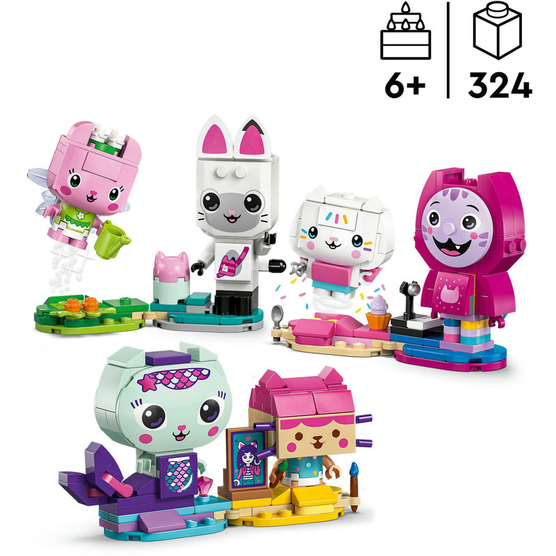Load image into Gallery viewer, Lego gabby's poppenhuis - gabby’s bouwbare kattenvriendjes constructiespeelgoed (11215)