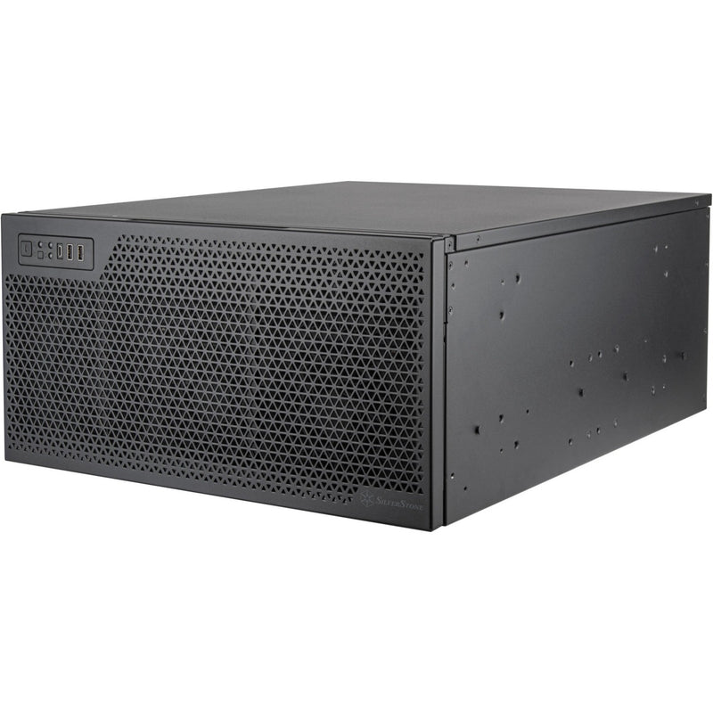 Load image into Gallery viewer, Silverstone rm52 server behuizing (zwart | 2x usb-a | 1x usb-c)