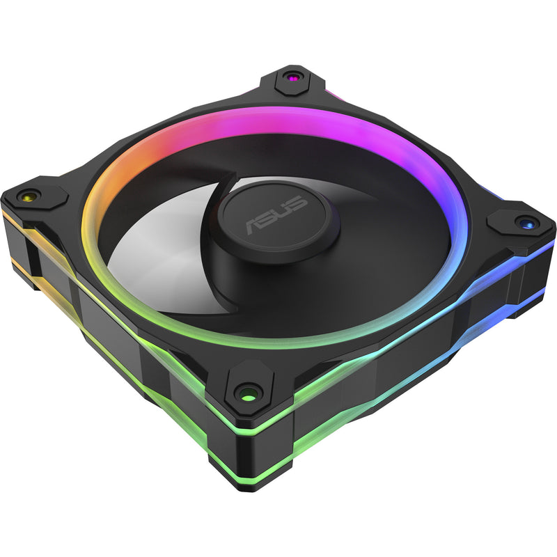 Load image into Gallery viewer, Asus prime mr120 argb fan - triple pack case fans (zwart, 3 stuks, 120 x 120 x 28 mm, 3 stuks)