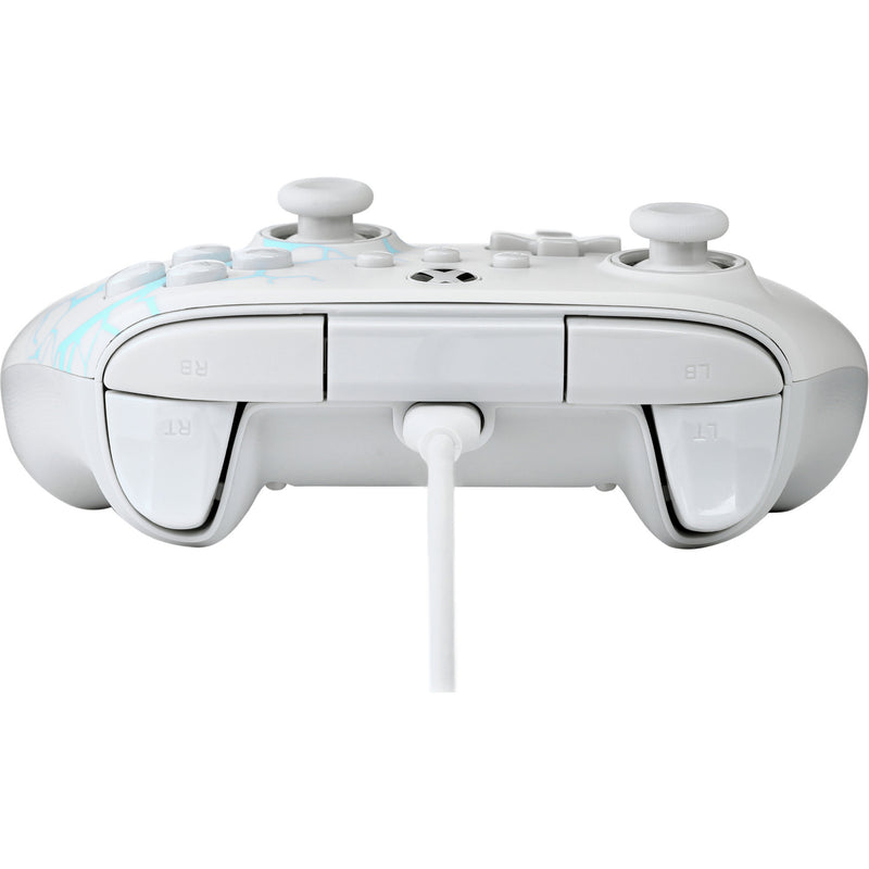 Load image into Gallery viewer, Powera advantage controller met kabel voor de xbox series x|s - poolijs (wit blauw, xbox series x|s, xbox one, pc)