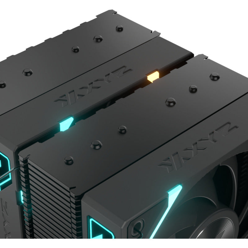 Afbeelding laden in galerijviewer, Xyz pc gear thermax 6 duo rgb cpu-koeler (zwart, argb, pwm)