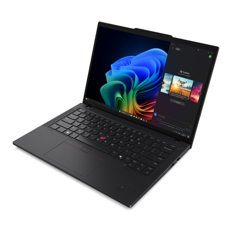 Afbeelding laden in galerijviewer, Lenovo thinkpad t14 gen 6 amd (21qj0053mh) 14 copilot+ laptop (zwart | ryzen ai 7 pro 350 | radeon 860m graphics | 32 gb | 1 tb ssd)