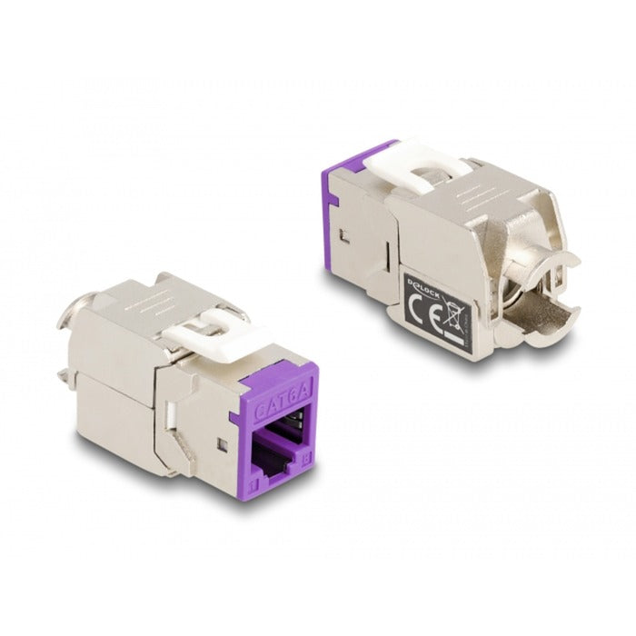 Load image into Gallery viewer, Delock rj45 jack > lsa cat 6a toolfree keystone module (meerkleurig, 8 stuks)
