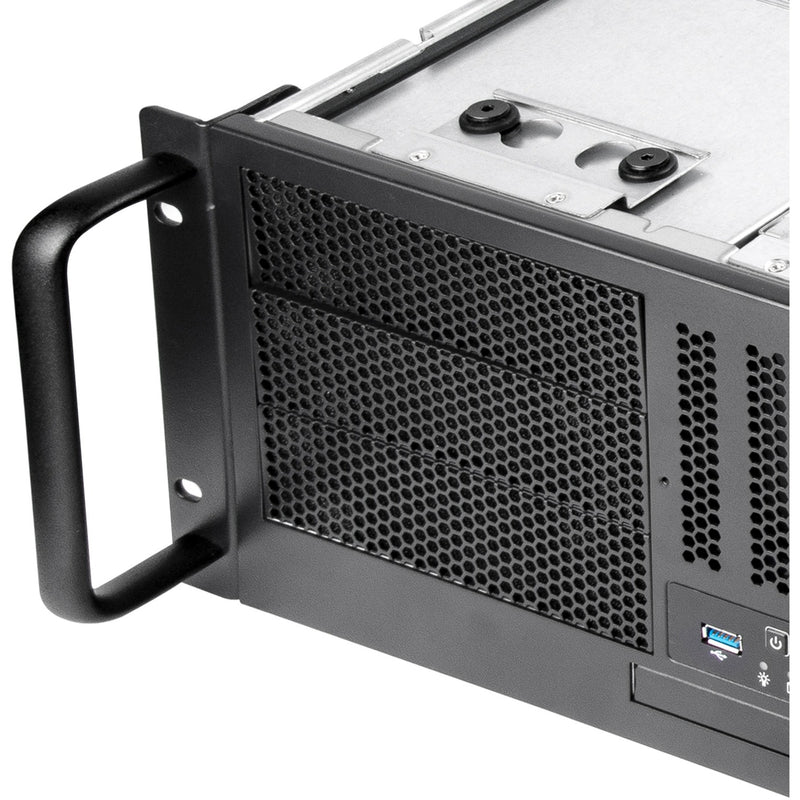 Load image into Gallery viewer, Silverstone rm41-506 rack behuizing (zwart | 2x usb-a 3.2 (5 gbit s))