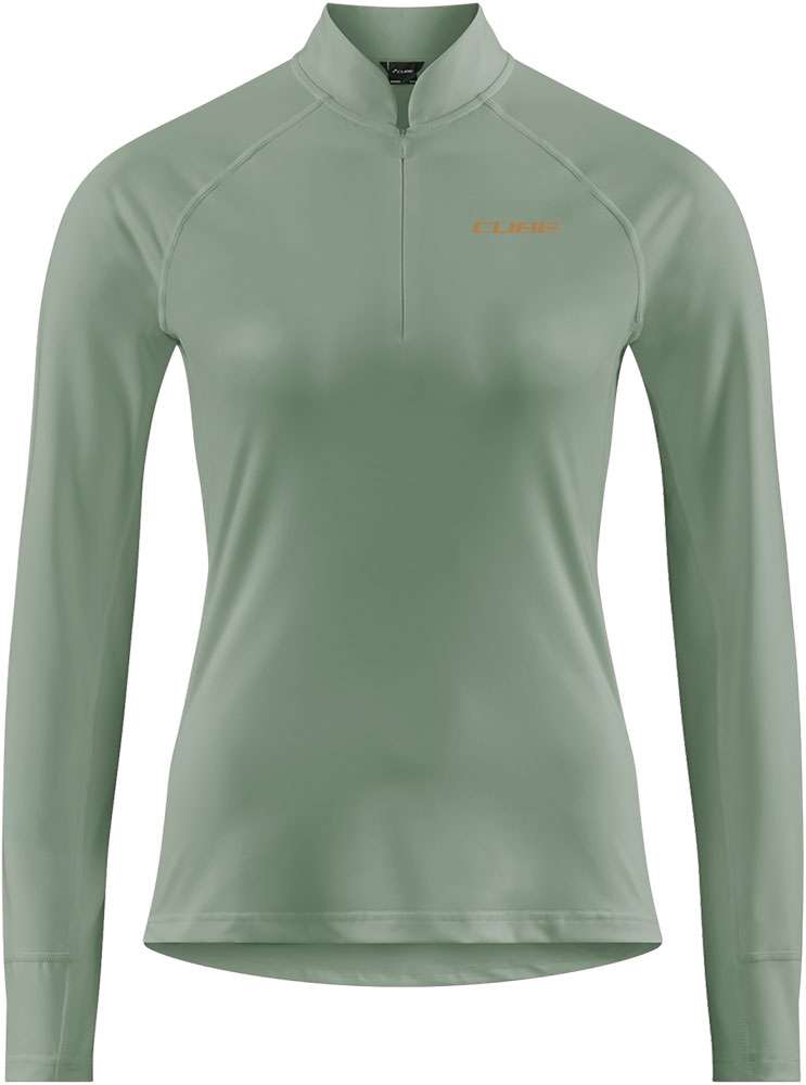 Load image into Gallery viewer, Cube half zip - women's long sleeve jersey
