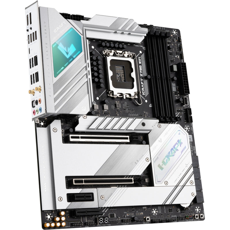 Afbeelding laden in galerijviewer, Maxsun ms-icraft z790 wifi v2 socket 1700 moederbord (zwart, raid, 2x 2.5 gb-lan, wlan, bt, sound, atx)