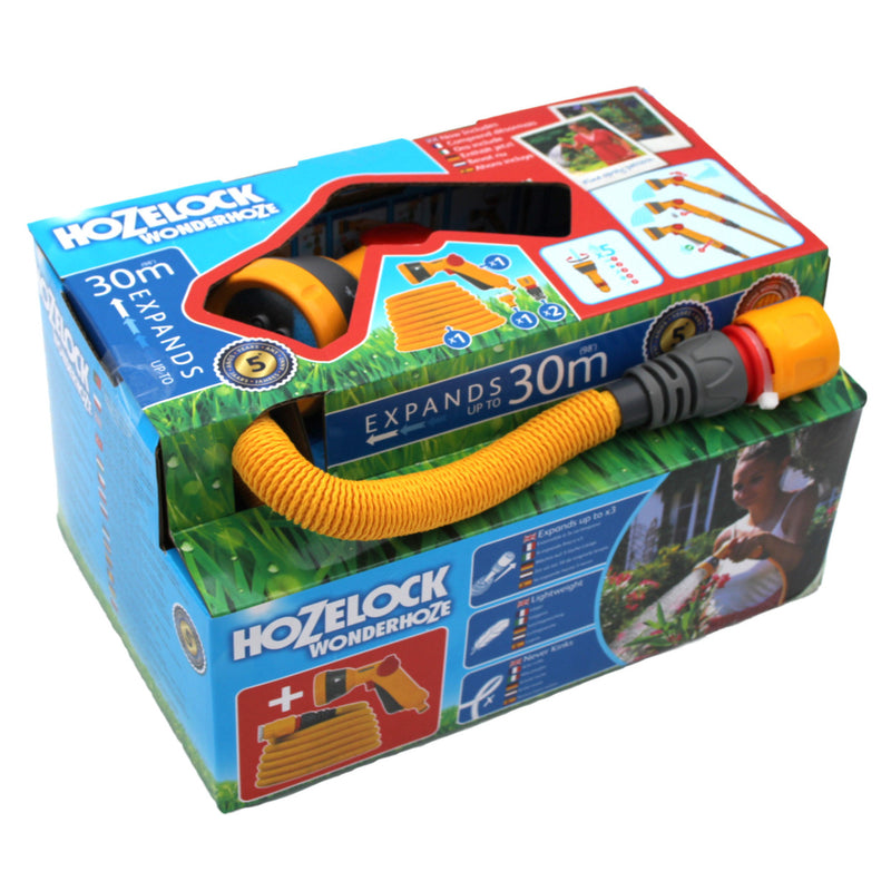 Load image into Gallery viewer, Hozelock wonderhoze 30 meter + multispraypistool slang (geel)